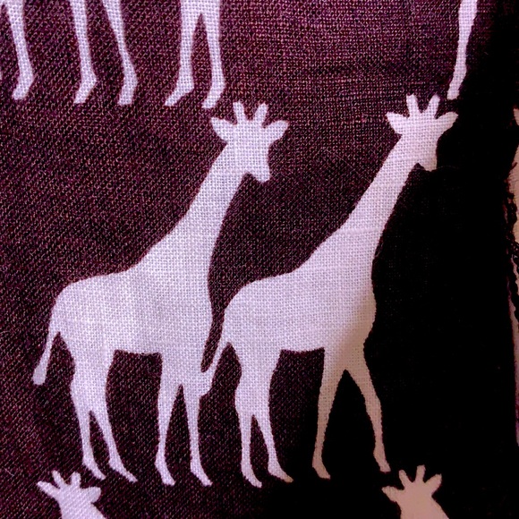 —-S0LD on MERC—-KATE SPADE GIRAFFES PATTERN LOOSE FIT SHORT SHIRT TOP DRESS - Picture 11 of 16